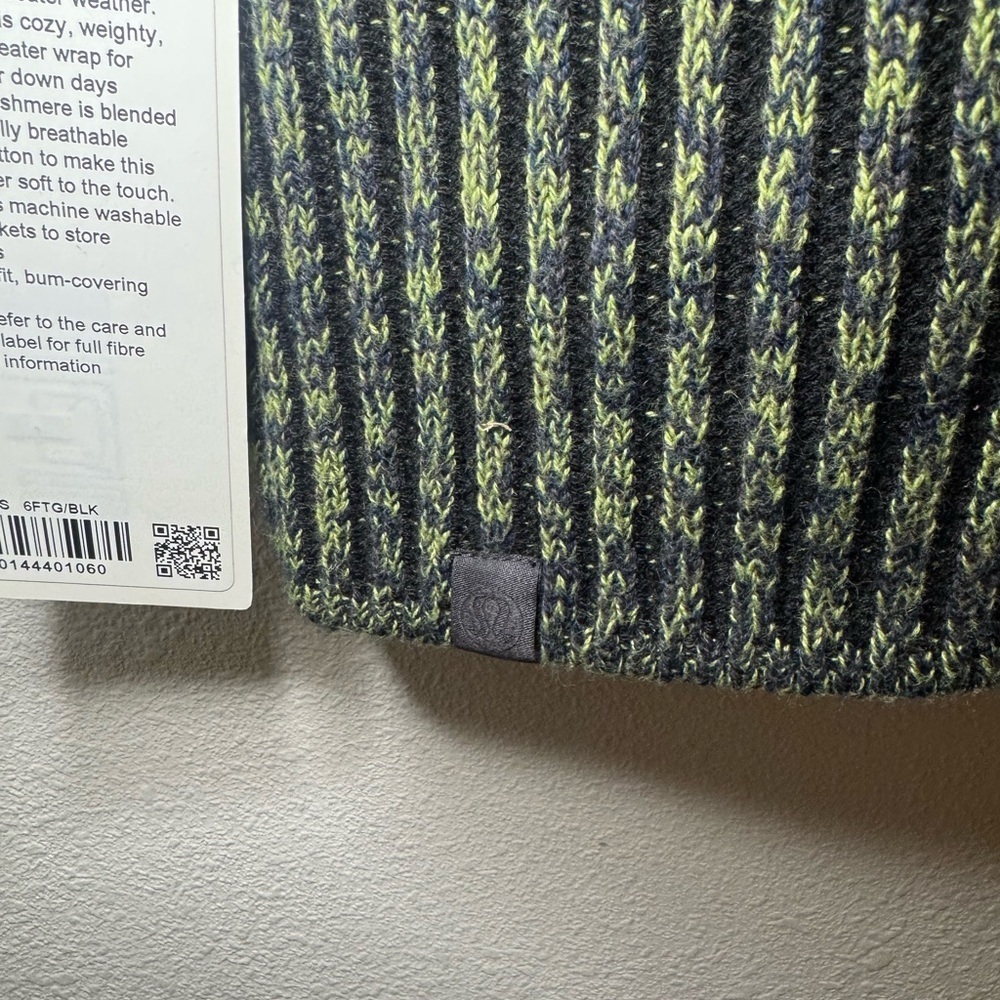 Lululemon Cotton-Cashmere Blend Sweater Wrap NWT - Picture 7 of 7
